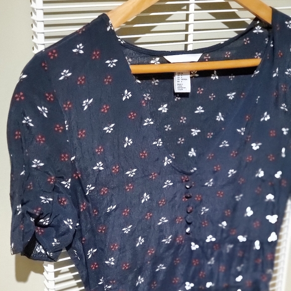 H&M Mini Floral Dress, Size 4US - Picture 1 of 3